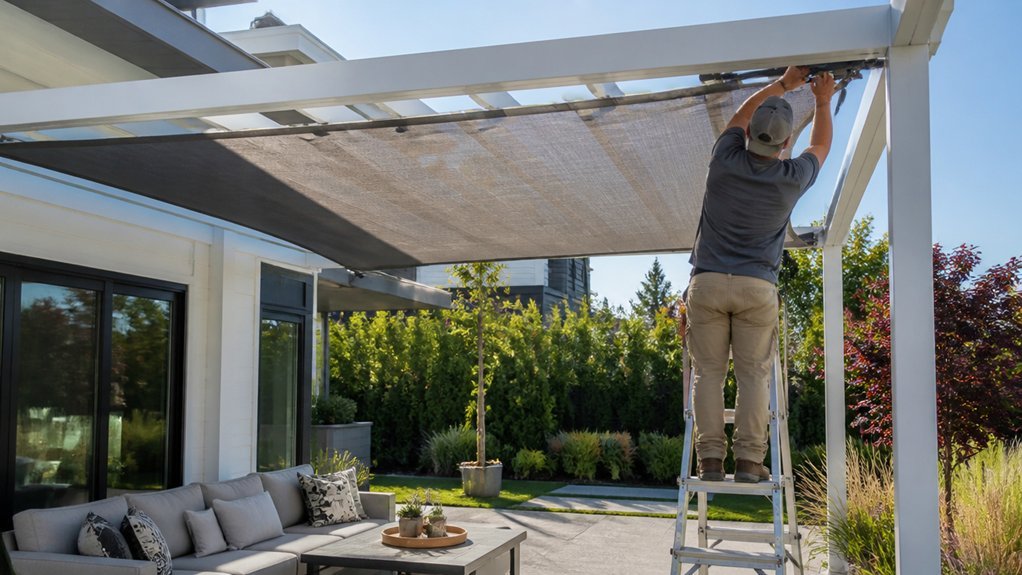 adjustable retractable shade solutions