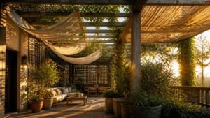 increase pergola shade coverage