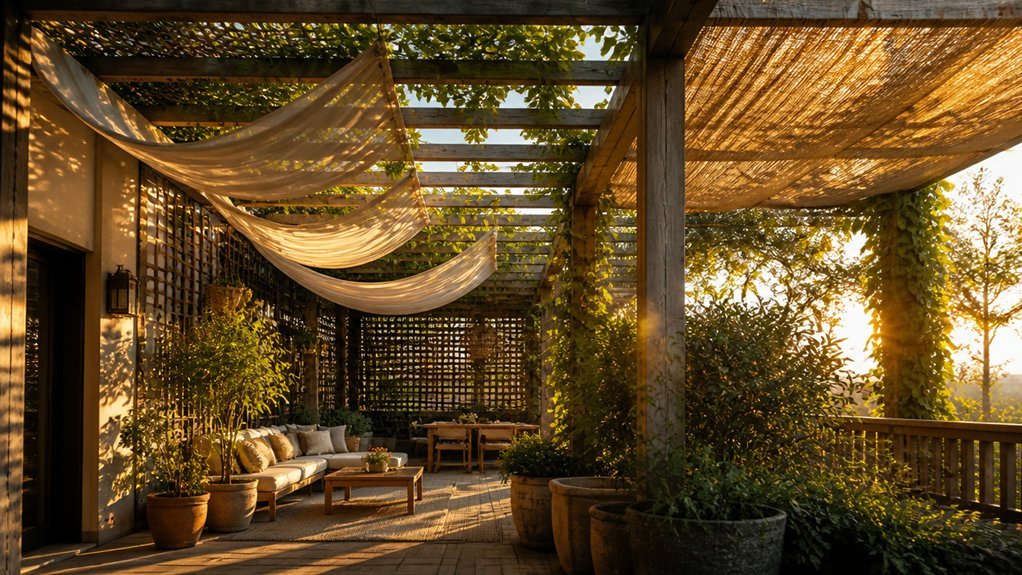 increase pergola shade coverage